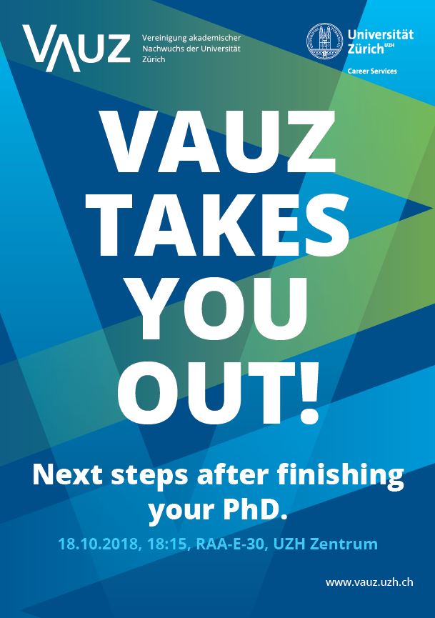 VAUZ takes you out! Next steps after finishing your PhD.
