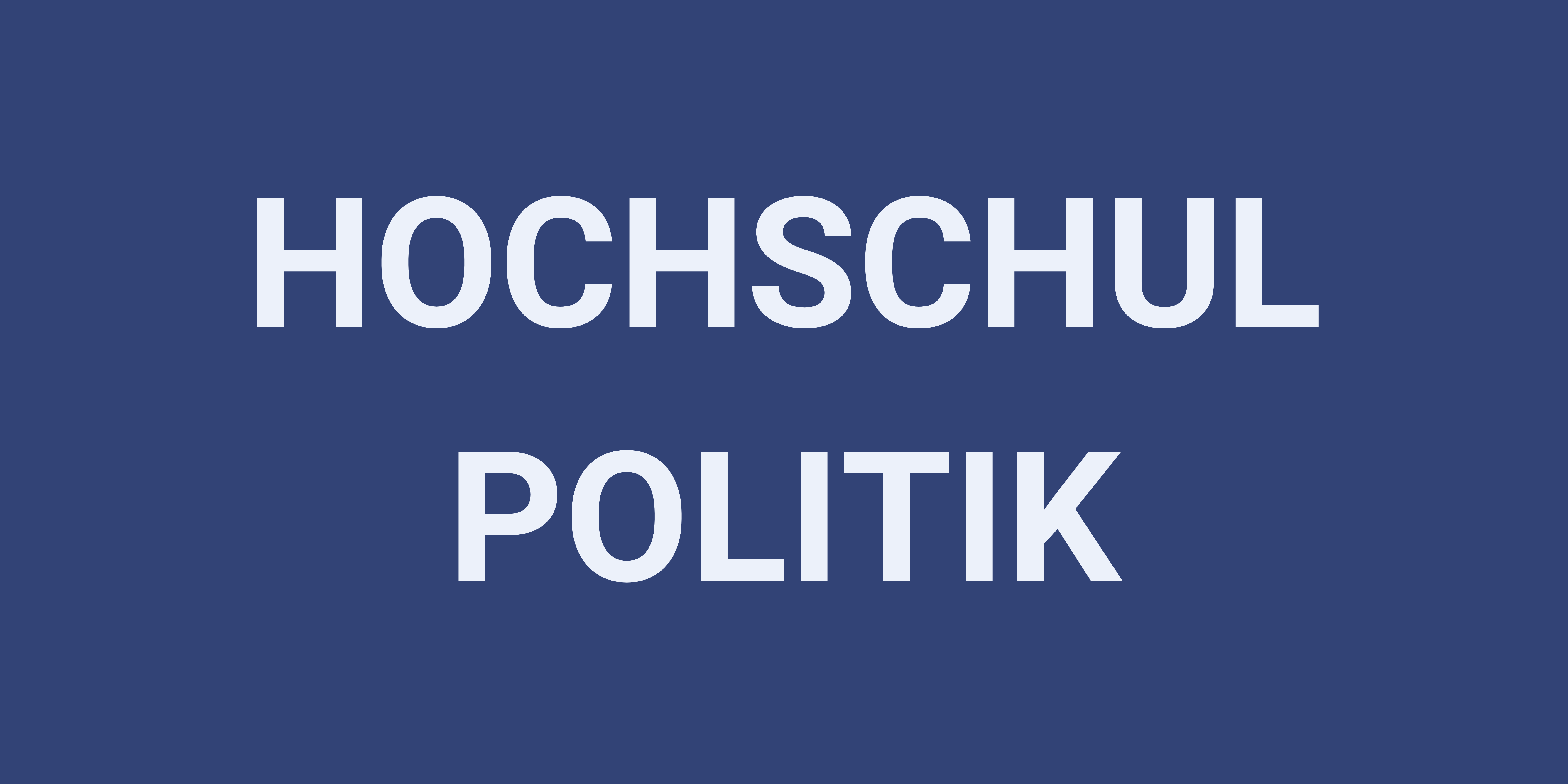 hochschulpolitik